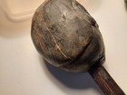 Guatemalan Antique Vintage Hand Carved Traditional Mask Head Puppet on Stick — photo 5
