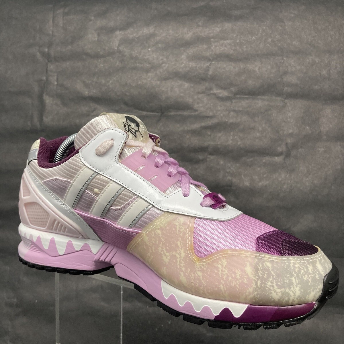Adidas Originals 'Hey Tea' Merlot ZX 7000 Rare Sneakers Adidas Originals 'Hey Tea' Merlot ZX 7000 Rare Sneakers