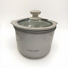 Crock Pot 1.5 Qt Round Manual No Dial Slow Co...
