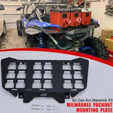 SUVWINNER Packout Mount Plate Compatible with Can-Am X3 Tool Cargo Rack