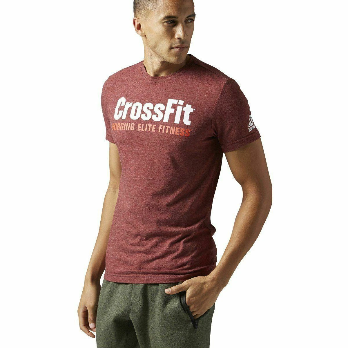 [BJ9335] Camiseta de fitness Reebok Crossfit Forging Elite para hombre