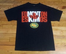 Vintage Edmonton Eskimos Canadian Football t-shirt Canada Oilers NHL maple leaf