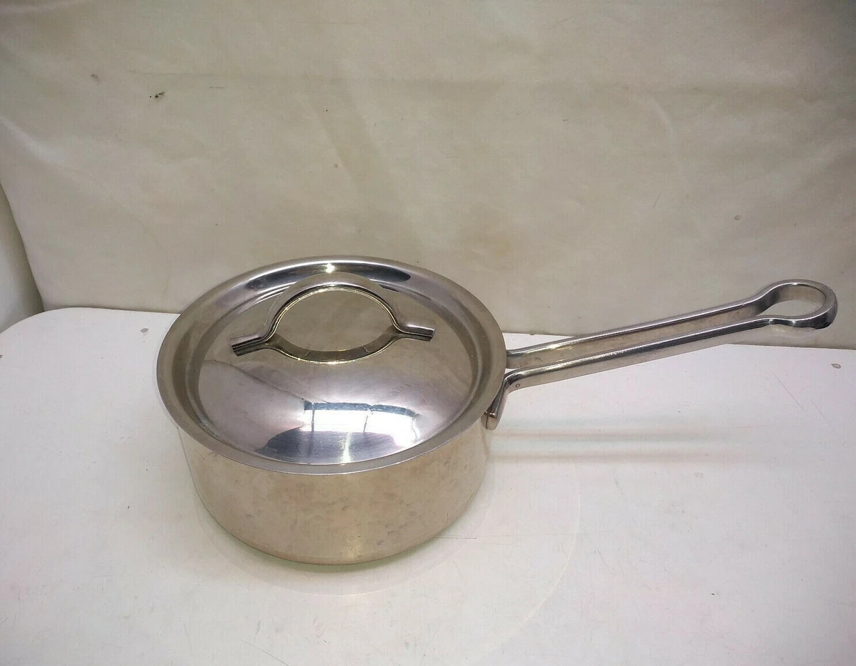 Revere Ware Proline 3 Qt Saucepan Copper Core Stainless Frying Pan Saut Pot Lid