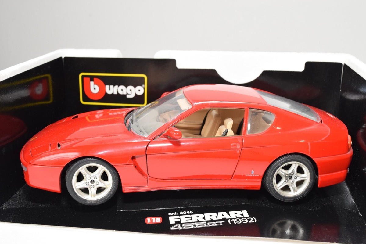 A68 1:18 BBURAGO BURAGO 3046 FERRARI 456GT 456 GT 1992 RED