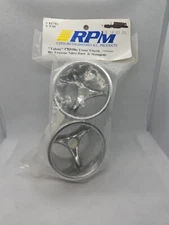 RPM 81793 Talonz 3-Spoke Chrome Front Wheels (2) Nitro Rustler Nitro Stampede