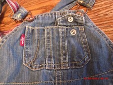 TODDLER BOY LEVIS BIB OVERALLS 18 MONTHS E 324