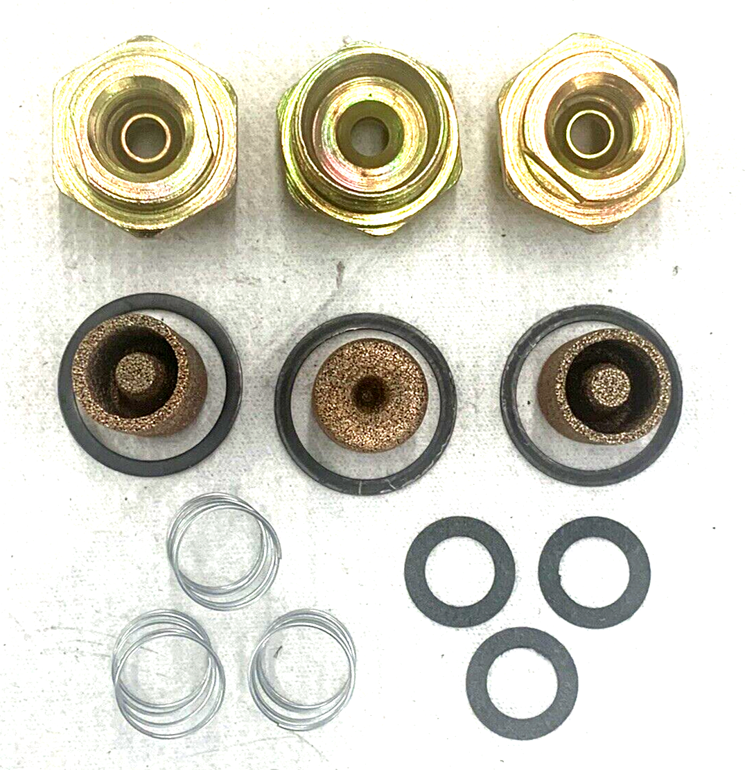 15PC 1969-71 SIX PACK HOLLEY FUEL INLET KIT-FOR 3 CARBS-FILTERS SPRINGS ...