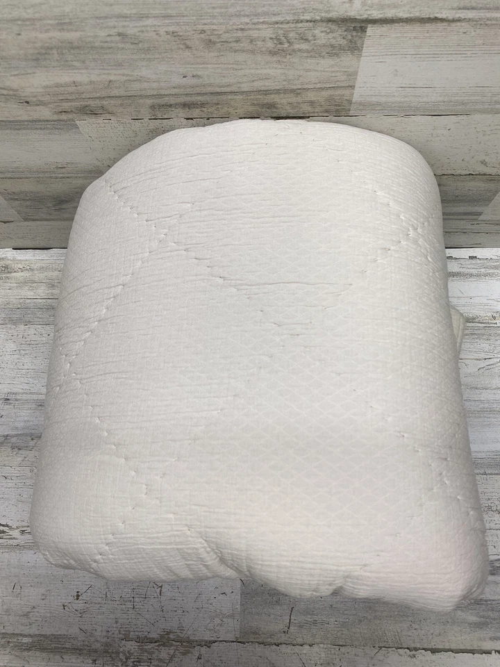 Bonito cobertor acolchado natural Dobby King lino diamante colección Hotel Collection Foto 3 de 4