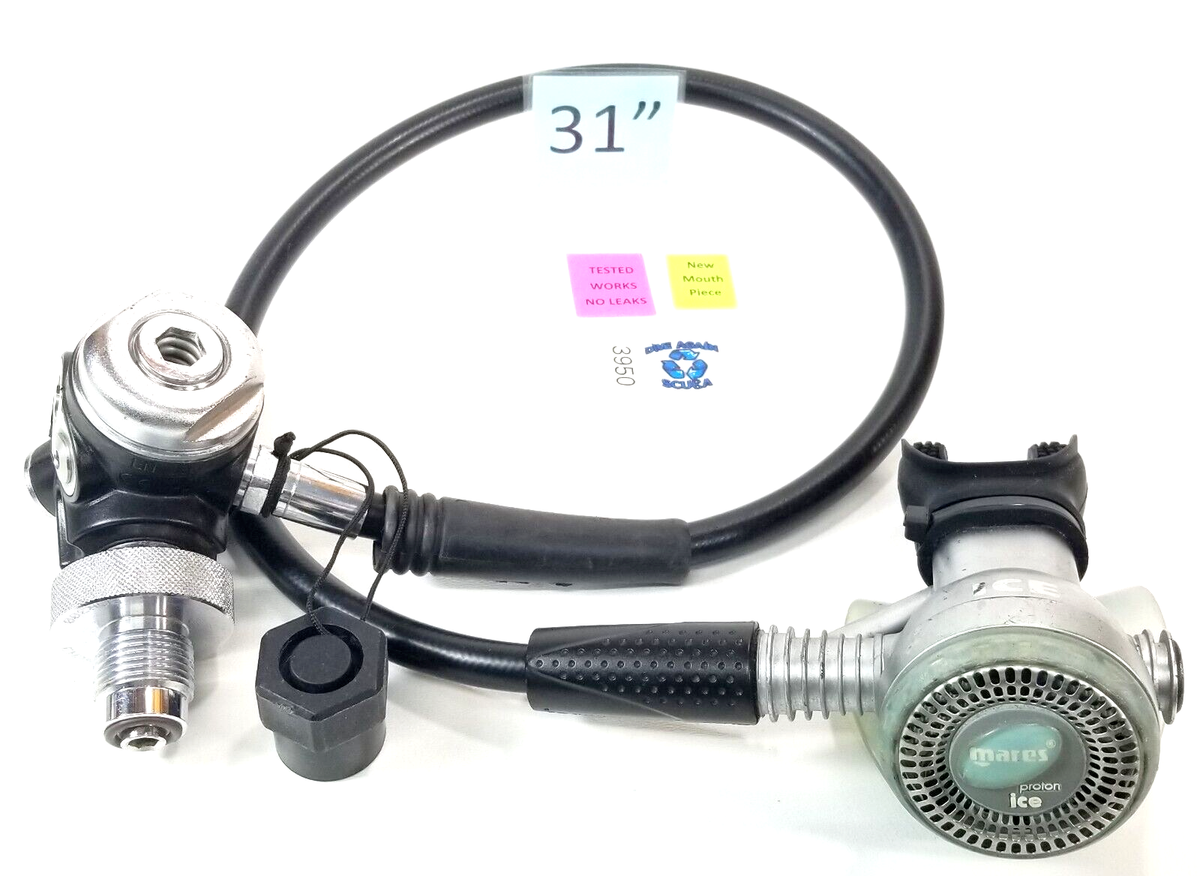 Mares Proton Ice - V32 Scuba Dive Regulator Set DIN 1st Stage