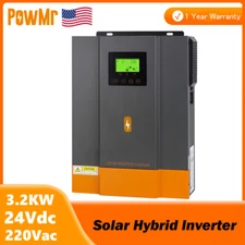3000W 24V Solar Hybrid Inverter 220V Off Grid Pure Sine Wave 80A MPPT Controller