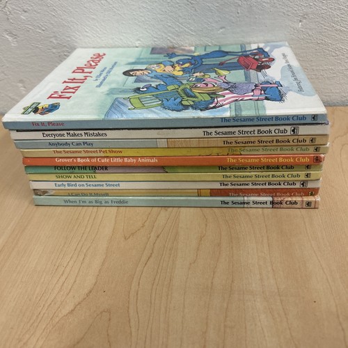 Vintage Sesamstraße Buch Club Golden Press 1980 Hardcover Buch Lot - Bild 9 von 12