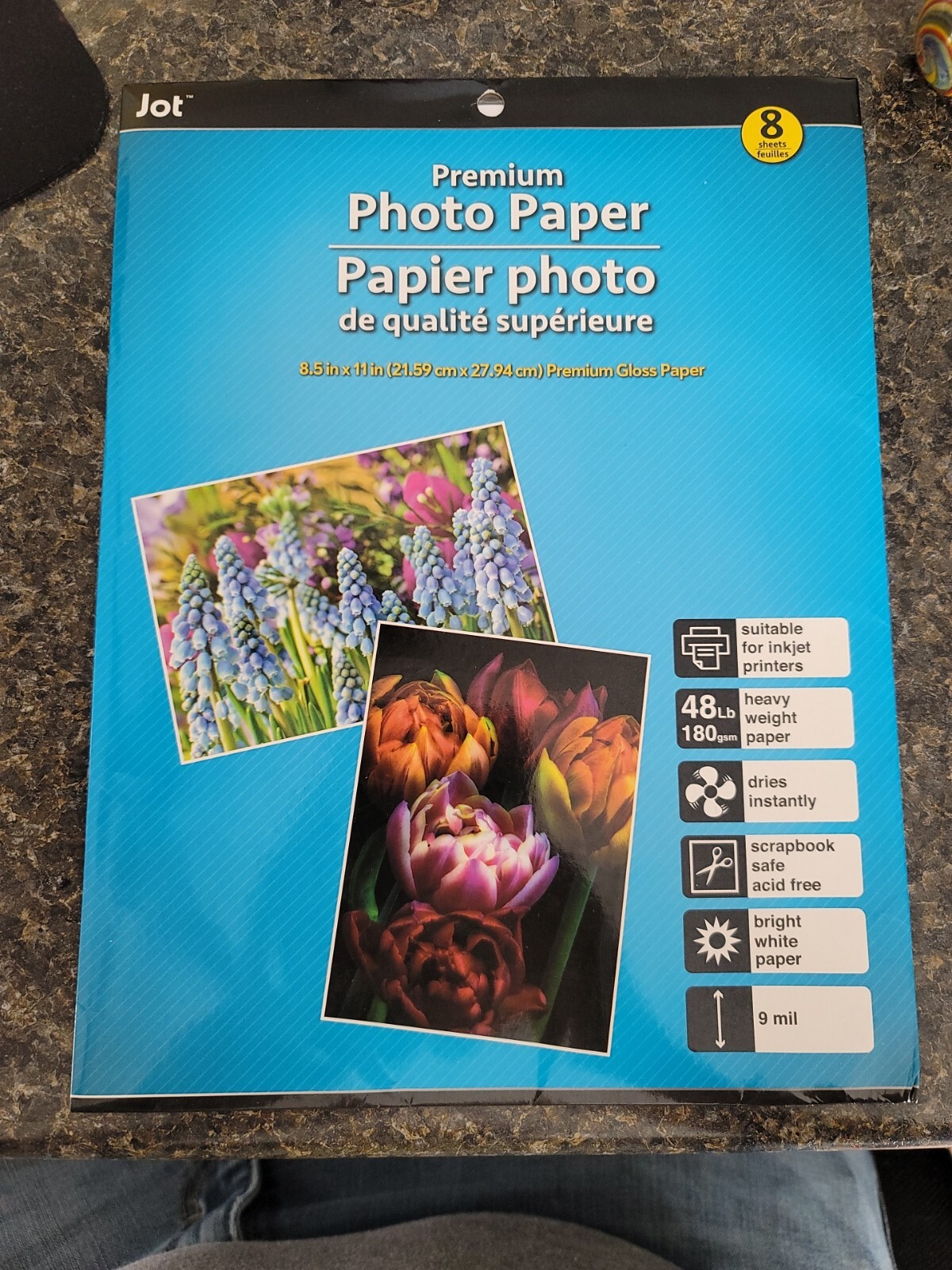 Jot Premium Photo Paper 8ct. 8.5" x 11" Sheets New eBay