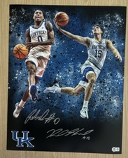 REED SHEPPARD & ROB DILLINGHAM KENTUCKY WILDCATS 16X20 PHOTO BECKETT BAS 4