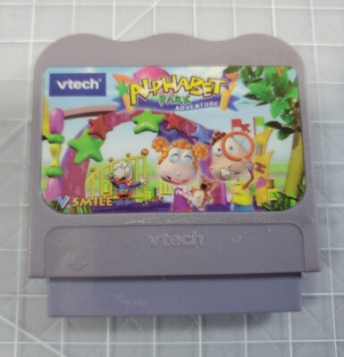 Vtech Vsmile Alphabet Park Adventure Learning Video Game Tested Works
