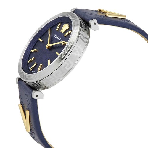 Versace V-Twist Quartz Navy Blue Dial Ladies Watch VELS00119 - 第 2/3 張圖片
