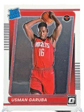 2021-22 Panini Donruss Optic Usman Garuba Rated Rookie RC #188 Rockets D17