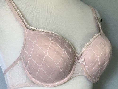 **38 B CHANTELLE Lace padded cups contour Underwire Bra FRANCE - Picture 2 of 8