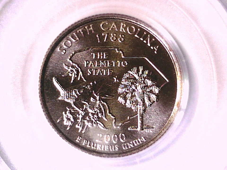 2000 D Washington State Quarter PCGS MS 67 South Carolina 72242672 - Image 2 of 3