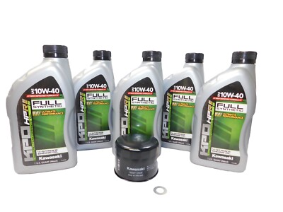2015-2022 Kawasaki Ninja H2 ZX1000 OEM Full Synthetic Oil Change