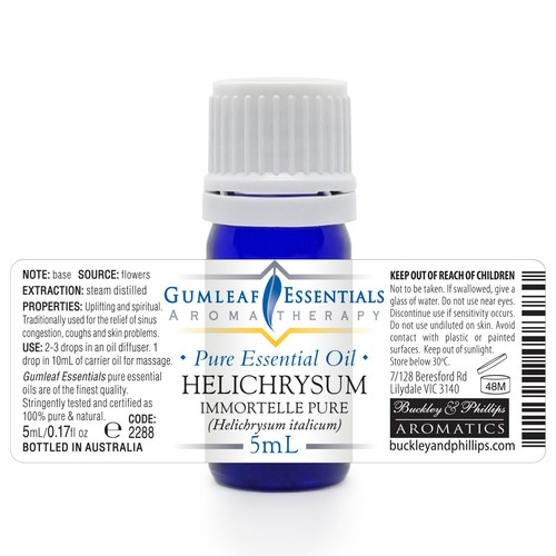Gumleaf Essentials - Helichrysum Immortelle - Essential Oil - 5 mL - Picture 2 of 5