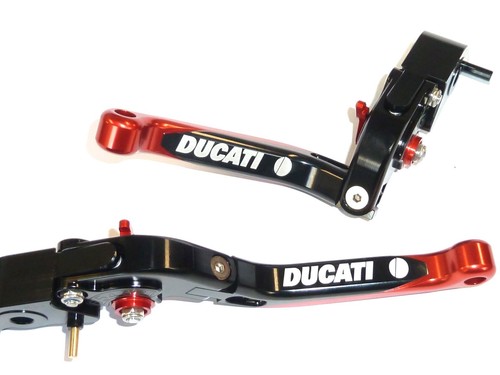 Ducati 1199 Panigale 2012-15 FOLDING BRAKE  CLUTCH LEVERS  ROAD RACE TRACK TS141 - Picture 1 of 8