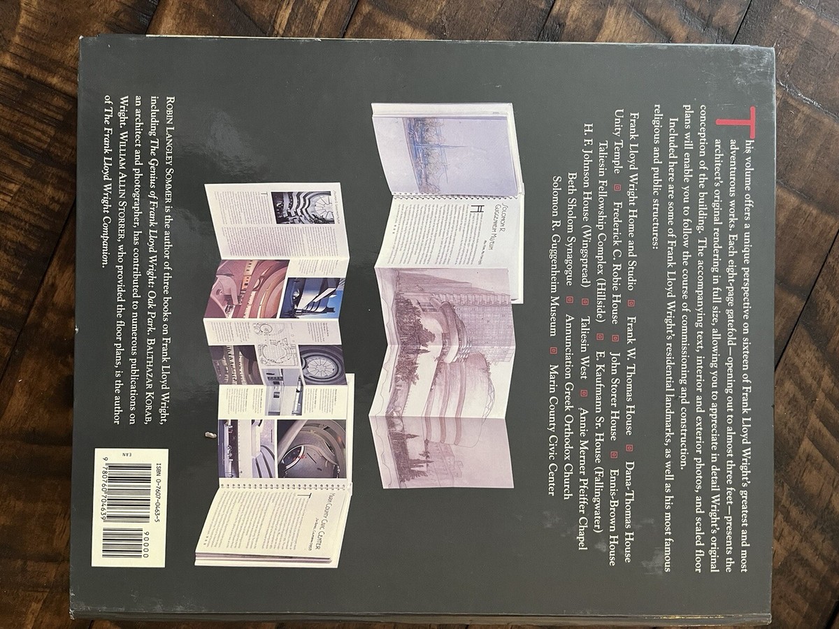 Frank Lloyd Wright : A Gatefold Portfolio by Robin Langley Sommer