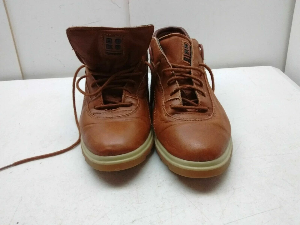 Reebok BOKS Marrón Cuero Con Cordones al Tobillo Zapatilla Bota Senderismo Mujer Zapato 7.5M 37.5 Foto 2 de 4