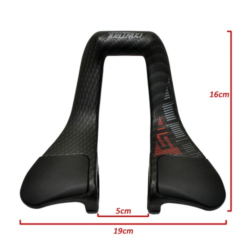 Controllech Sirocco Aero mini clip-on bici aerobar strada/prova a cronometro/triathlon - Foto 5 di 5
