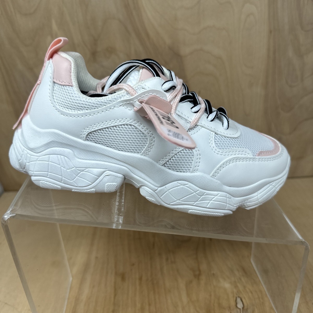 Fashion Sport U-Bali Women's Sneakers Sz 4.5 M White Pink