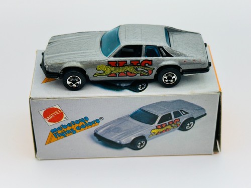 Hot Wheels MEBETOYS Blackwall JAGUAR XJS Gray Flying Colors NEW in BOX !!! - Picture 2 of 5