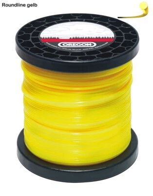 Mähfaden Oregon Roundline gelb rund 3,0 mm x 169m Spule Freischneider Motorsense