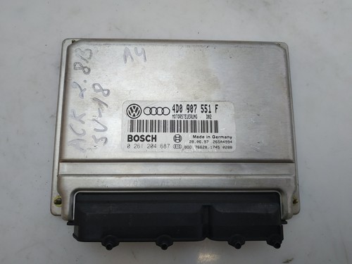AUDI A4 8D2 B5 2.8 142Kw 2001 Motorsteuergerät ECU 4D0907551F 261204687