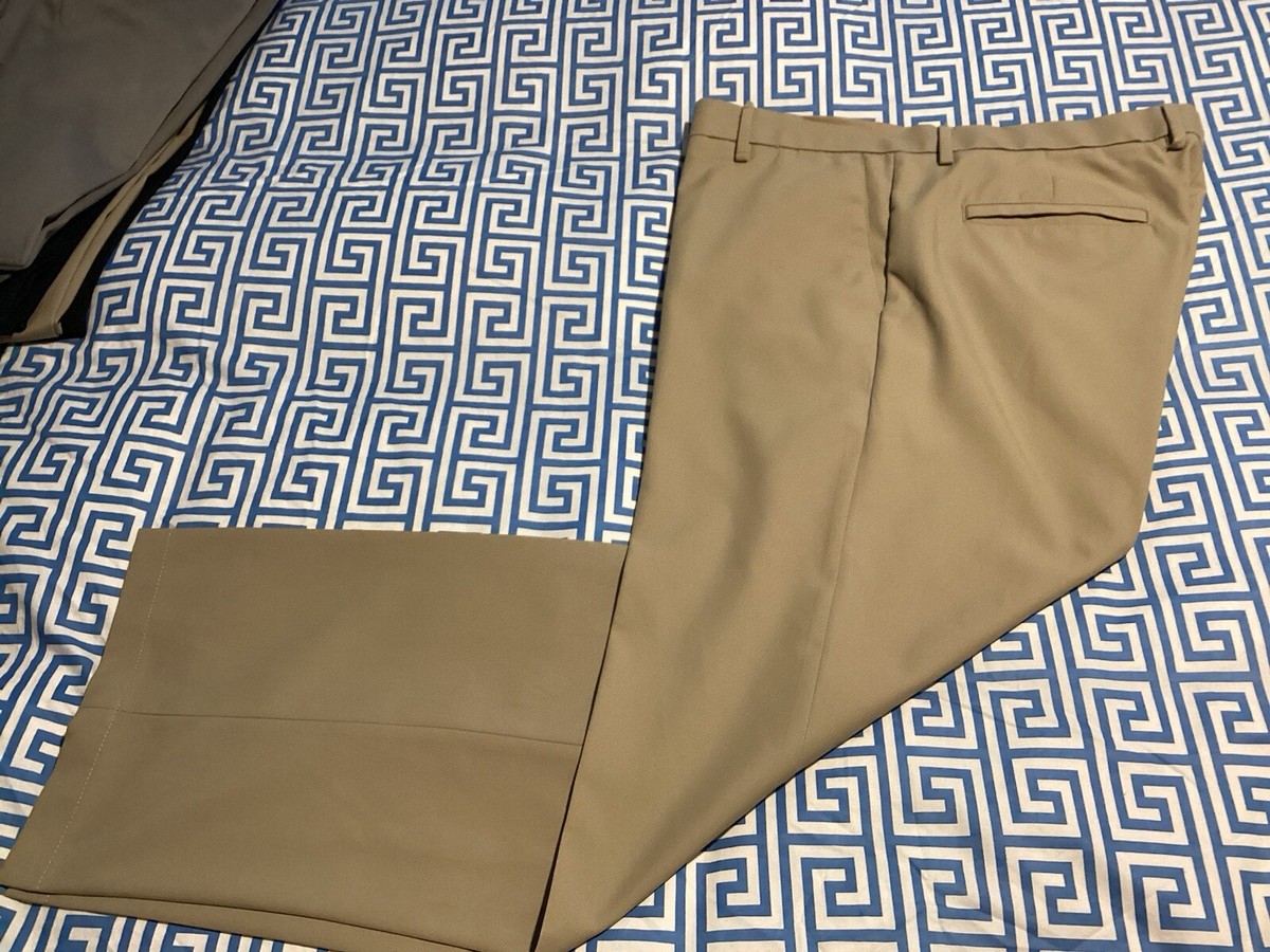 slim fit dress slacks Dockers Men's Easy Straight Fit Stretch Pants, Khaki, Size 34 main image 1