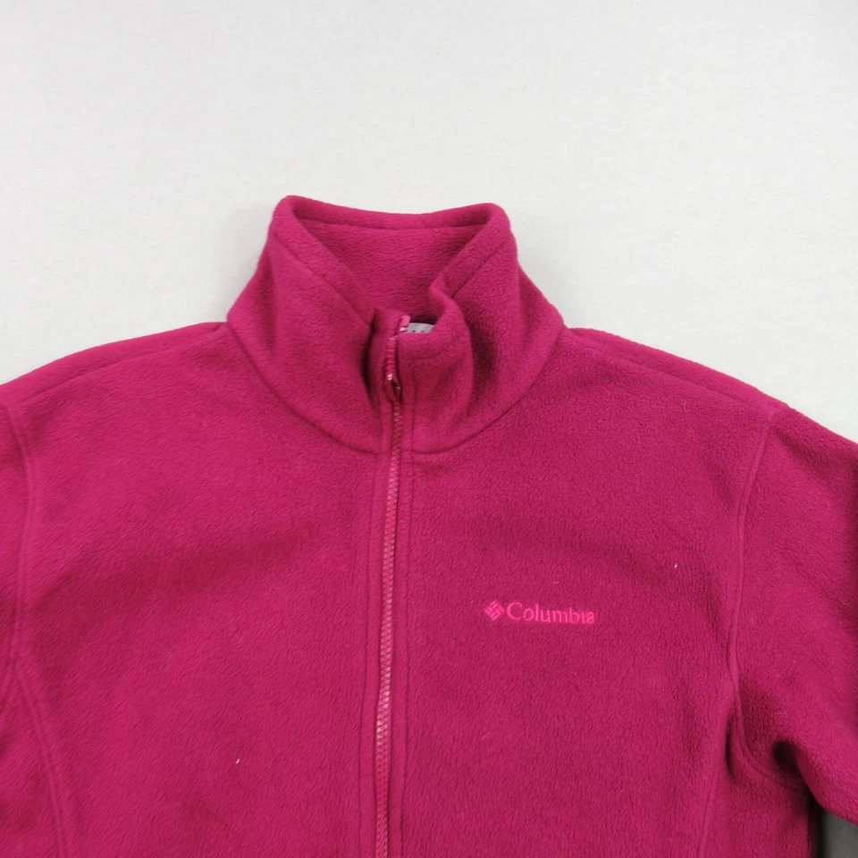 Chaqueta Columbia Niñas 18/20 Manga Larga Bolsillos Ligera Borgoña Foto 2 de 4