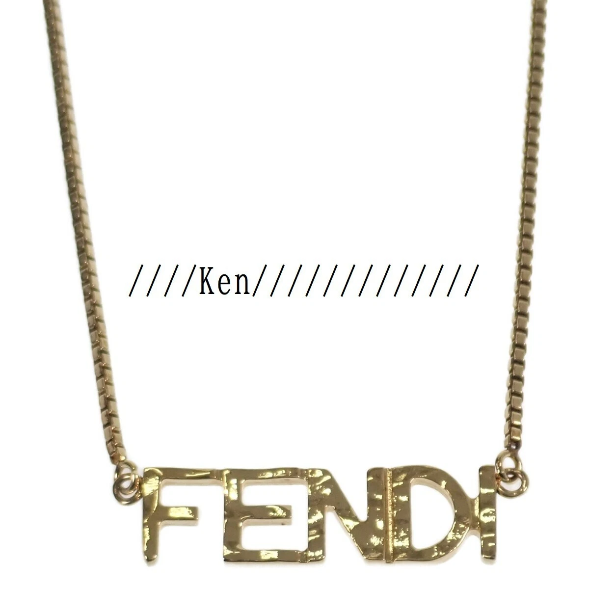 Fendi, Jewelry, Vintage Fendi Ff Roma Signed Logo Gold Plated Brooch