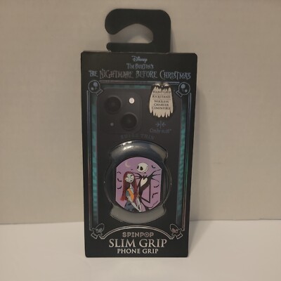 Disney Nightmare Before Christmas Slim Super Thin Grip SpinPop Hand Kickstand
