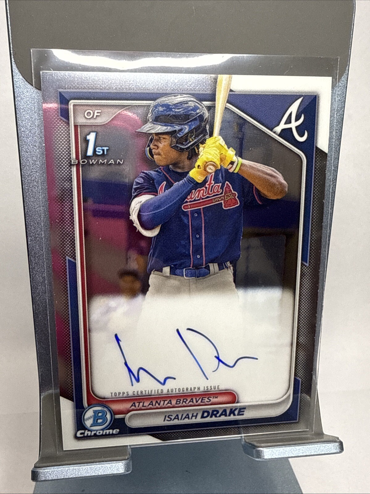2024 Bowman - Chrome Prospect Autographs #CPA-ID Isaiah Drake (AU, RC)
