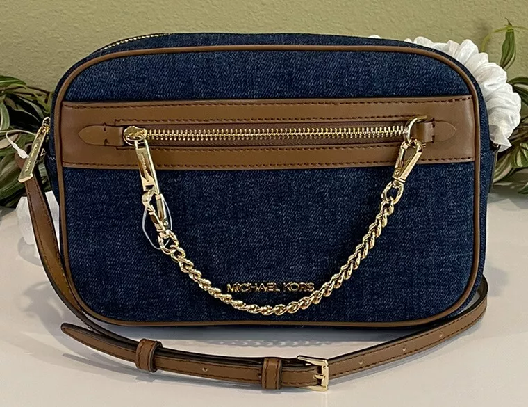 Michael Kors Jet Set Large Zip Chain Crossbody Bag