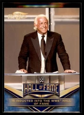 2018 Topps Heritage WWE Wrestling Ric Flair Tribute #28 Is Inducted into the WWE