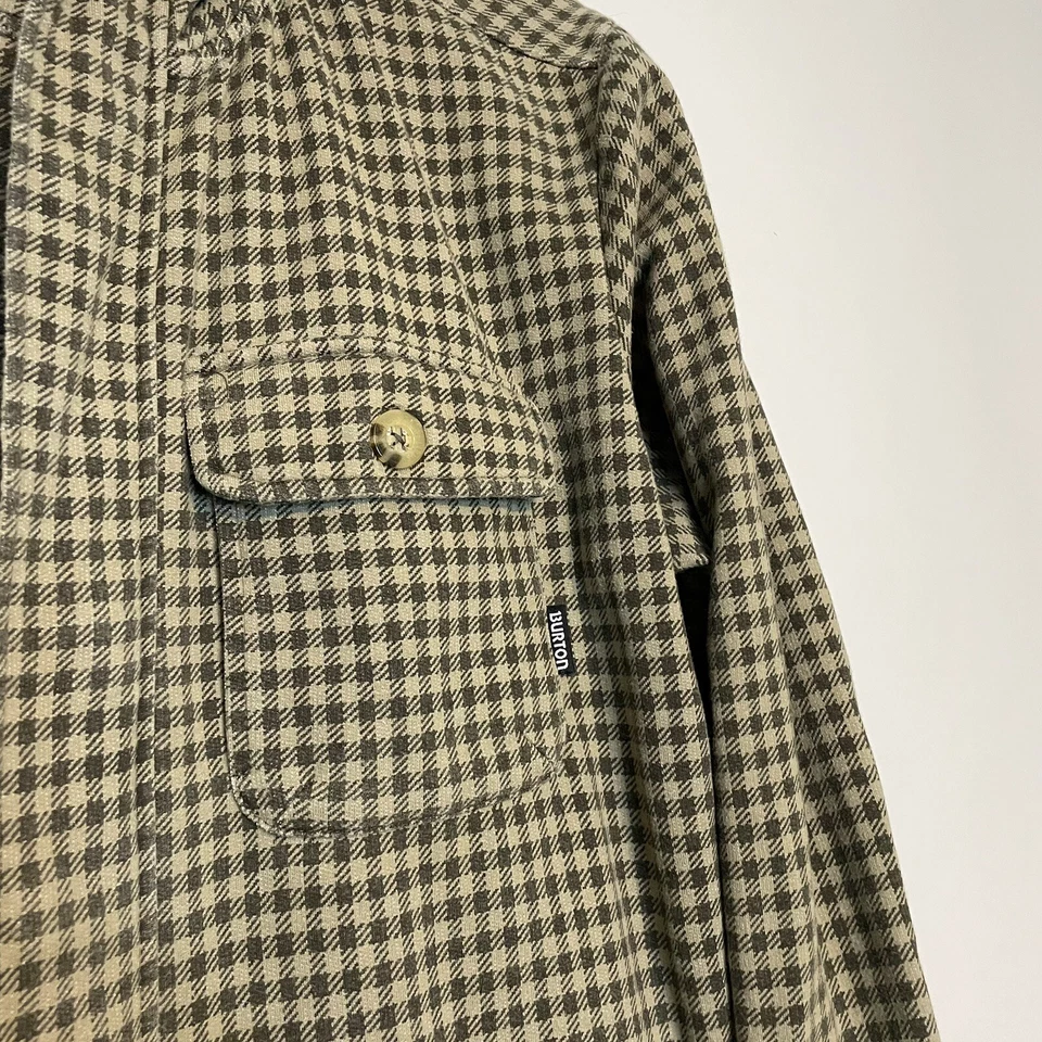 Sudadera con capucha Burton Houndstooth cremallera completa para hombre talla grande Foto 3 de 4