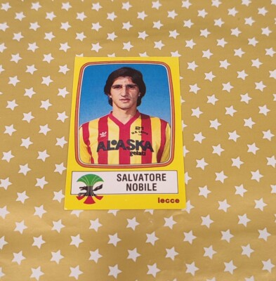 Panini 85-86 Footballers Figure Album, 1985-1986 No. 145 Salvatore Nobile Lecce