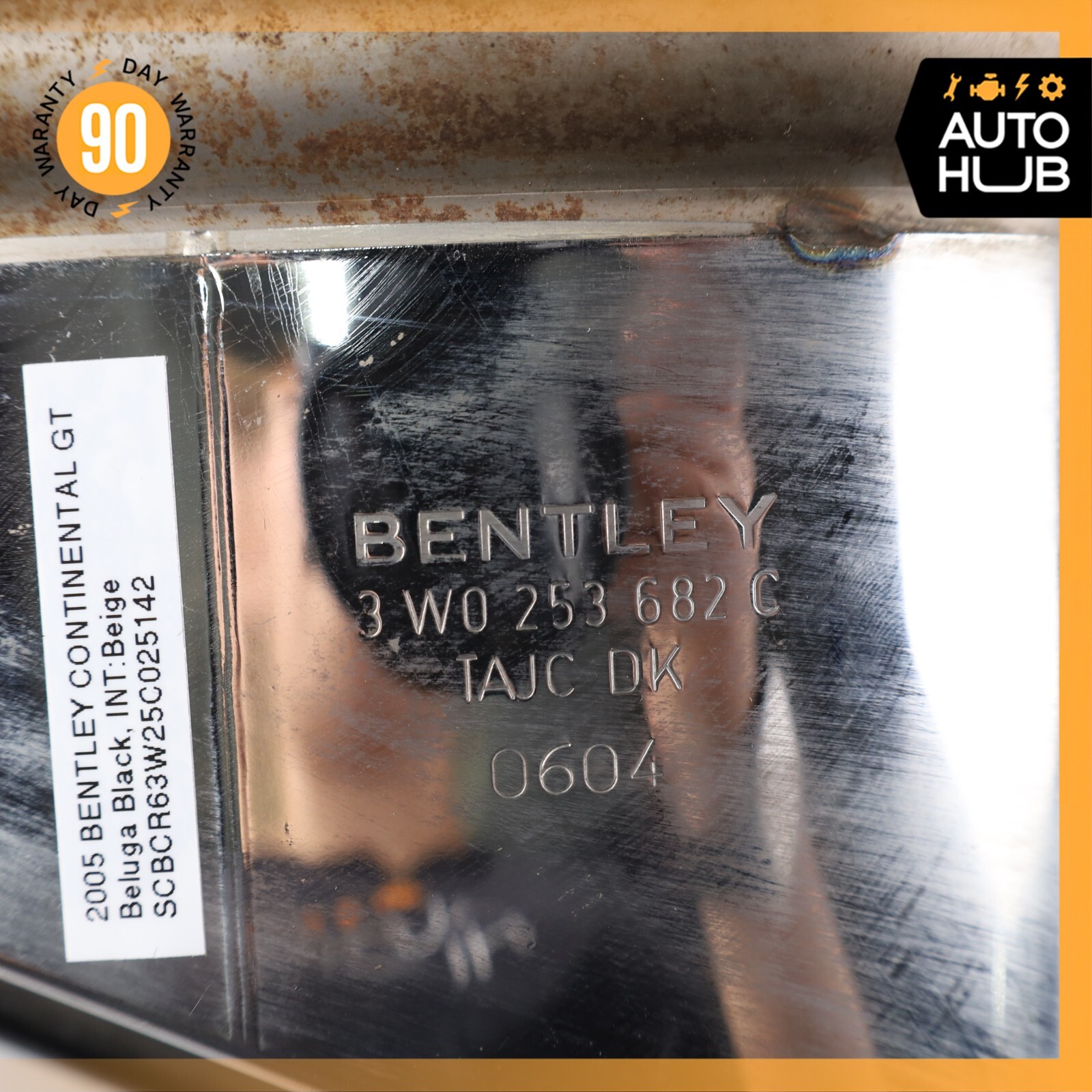 Bentley Continental GT GTC Exhaust Muffler Tips Left and Right Set OEM 81k