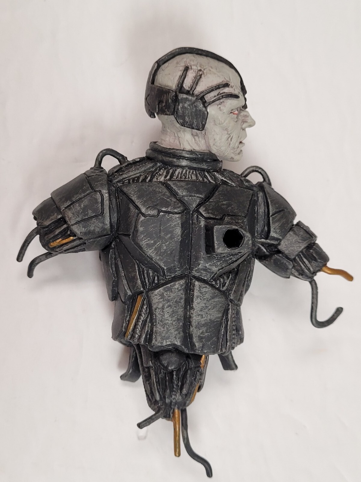 Diamond Select 7" CAPTAIN PICARD figure + Borg trophy Star Trek Next Generation