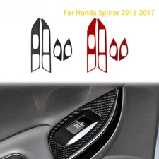 For Honda Spirior 2015-2017 Accessories Carbon Fiber Car Interior Window Control