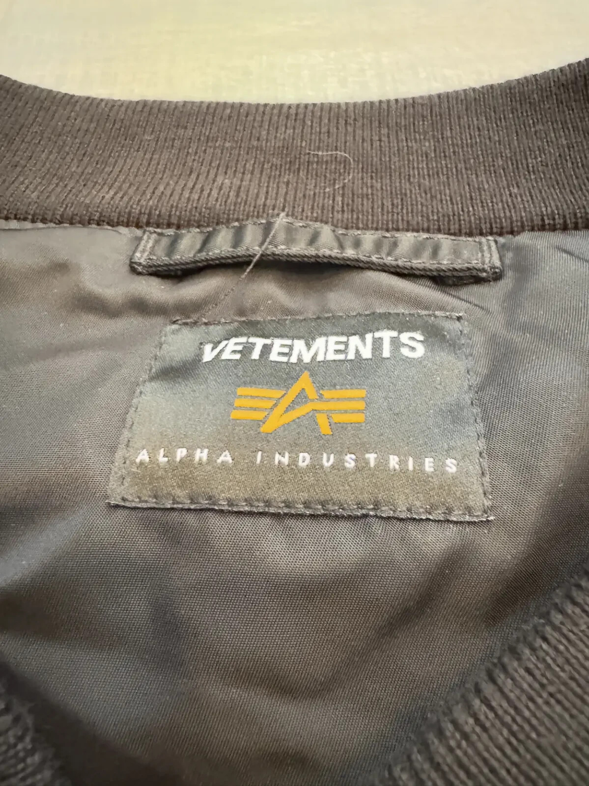 Size XS (Fits M) - Vetements x Alpha Industries The Bulldog Spirit MA-1 Bomber image 7