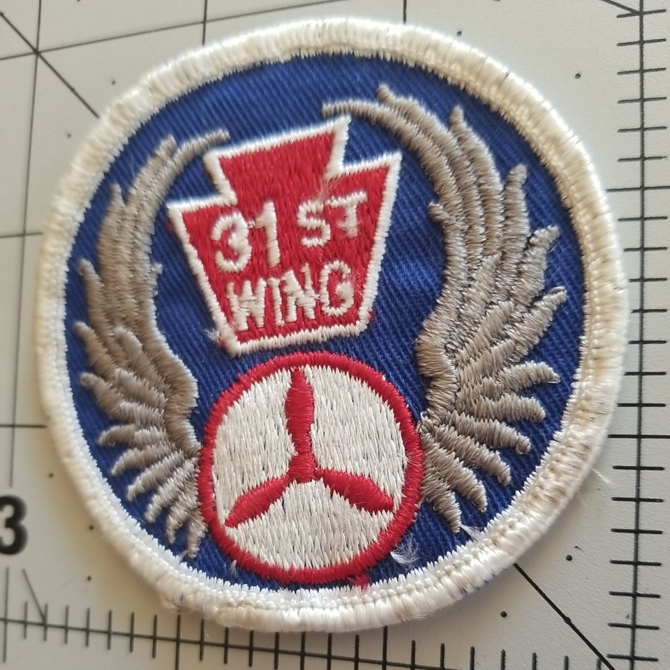 CAP Patch Civil Air Patrol PA 1960's 31st Wing Embroidered Cut Edge PA1 eBay
