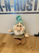 Walt Disney Snow White and the Seven Dwarfs SLEEPY DWARF 8" Bean Bag STUFFED Toy