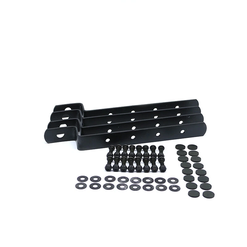 Universal Saddle Bag Support Bars Mount Bracket Motorcycle For Honda Kawasaki - Image 3 of 4