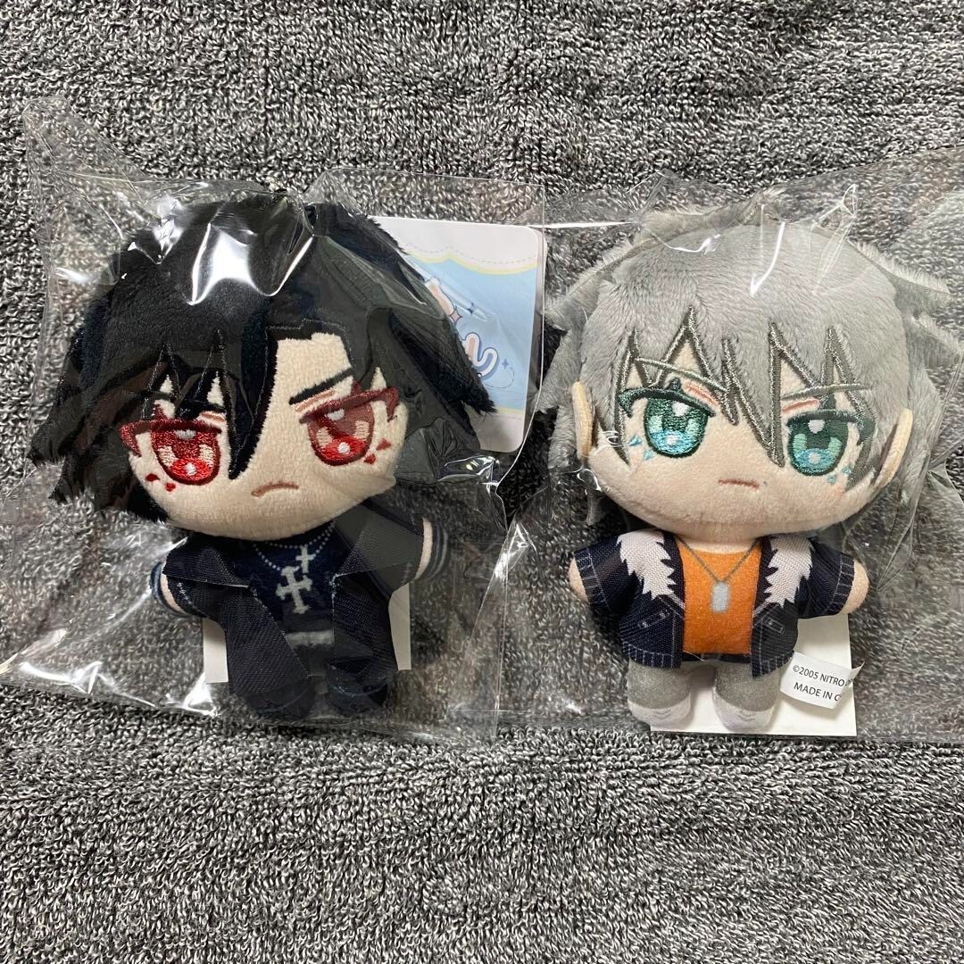 Togainu no Chi Shiki Akira Plush Mascot Nuiparu Set NITRO CHiRAL