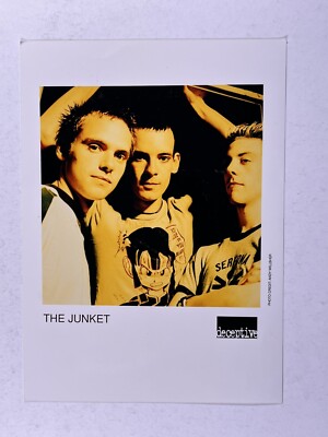 Das Junket Foto Original Schwarz Weiß Presse Täuschende Werbung Um 1990er